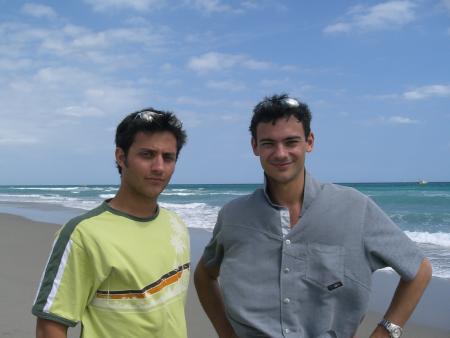 Palm beach with my brother