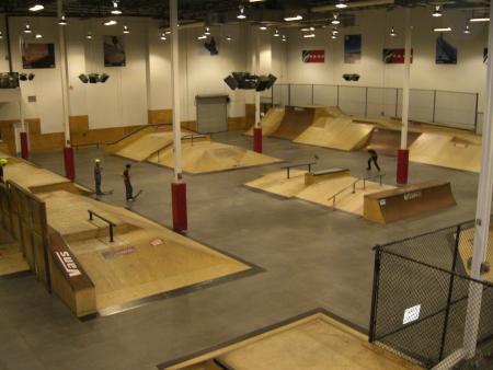 Une partie du mega skatepark dans un mole � Orlando