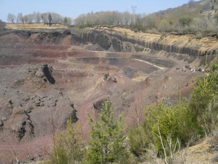 Le coeur d'un volcan