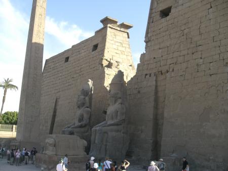 Entr�e du temple de Louxor